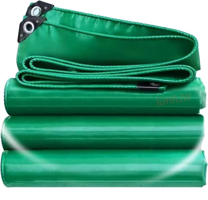 Dekzeil - Afdekzeil Tarp - Bescherming Buiten - Versterkte Ogen - 0.5 x 1.5 m - Groen