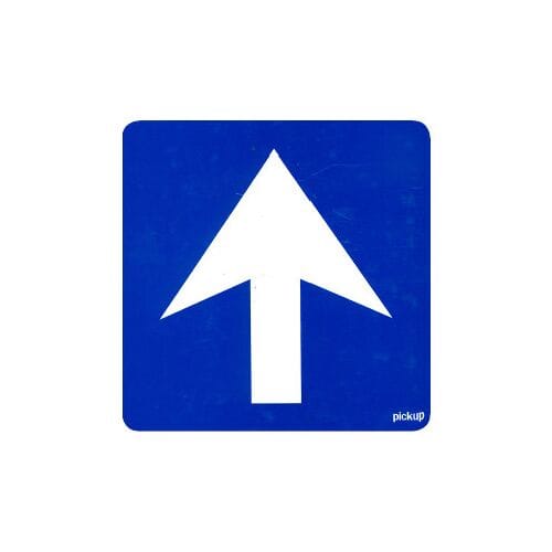 Toolstation Sticker eenrichtingsverkeer 10x10cm*