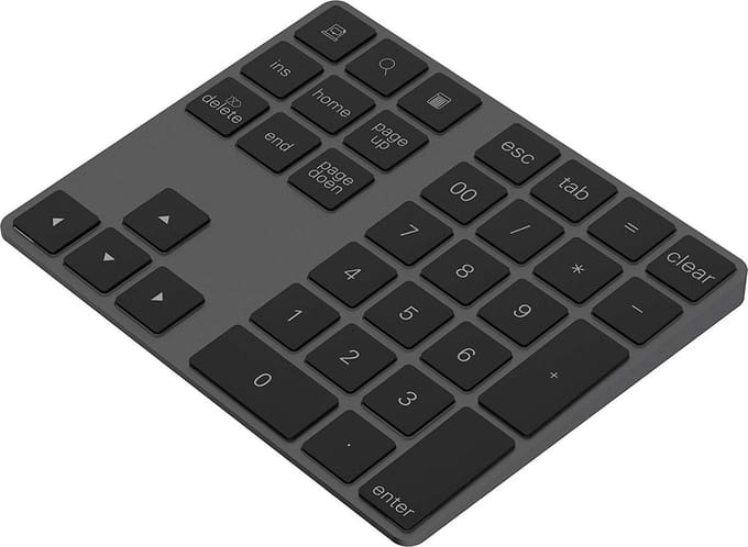 YONO Numpad Draadloos - Numeriek Toetsenbord met Bluetooth - Keypad - Zwart