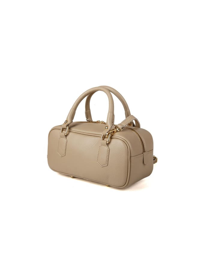 Giulia Monti Schoudertas Grijs Beige