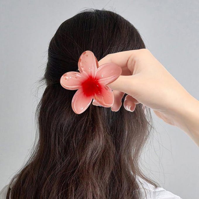 Pinces à Cheveux - sh - 8 Pièces - Fleurs Artificielles - Antidérapantes - Colorées