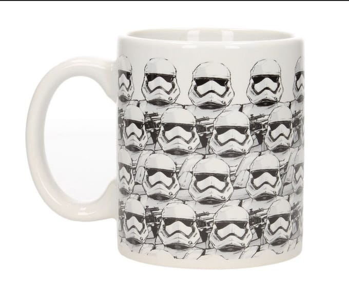 Merchandising STAR WARS 7 - Mug - Stormtroopers Pattern White Ceramic