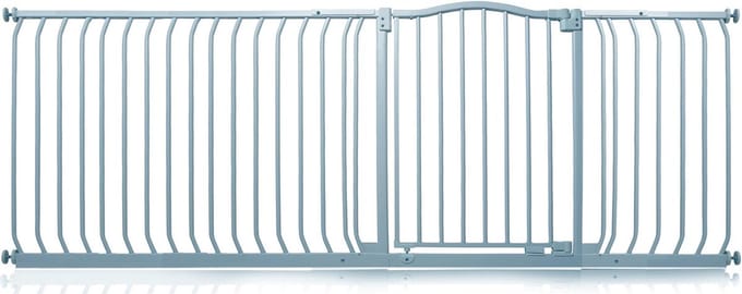 Safetots Klemhekje met Gebogen Bovenkant, 207cm - 216cm, Mat Grijs