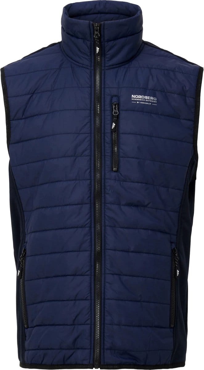 Nordberg Bodywarmer Tommy - Heren - Navy - Maat M