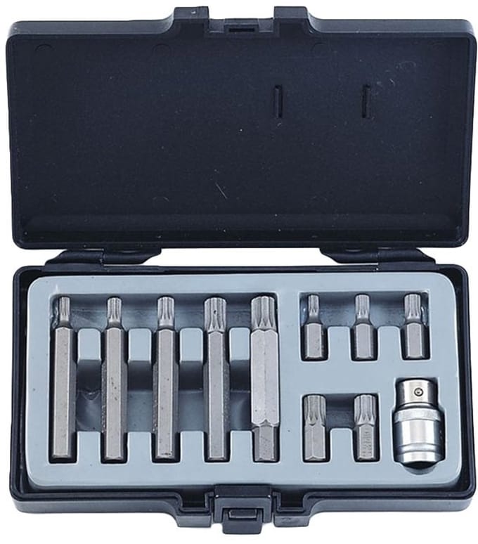 Veeltand Bit set - 11 Delig - M5 tot M12 - Bitset