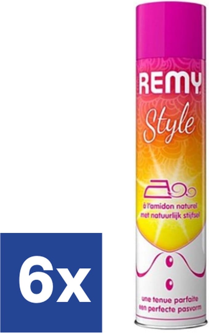 Remy Stijfsel Spray Style - 6 x 400 ml