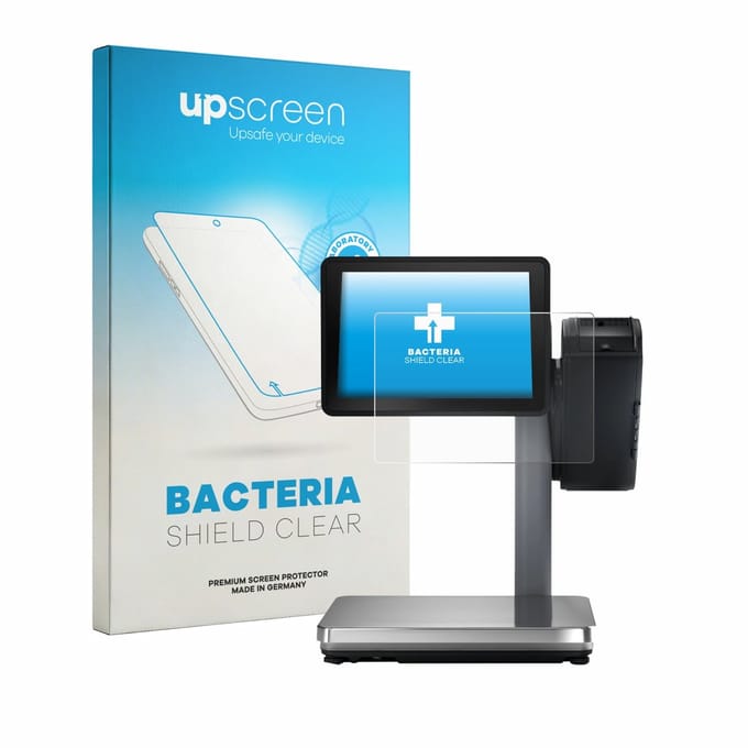 upscreen - Screenprotector voor Bizerba Q1 expert 800 12.1" - Folie Beschermfolie transparant antibacterieel