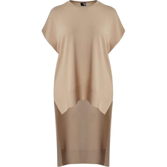Asymmetrische Gebreide Tuniek Dames Mat Fashion