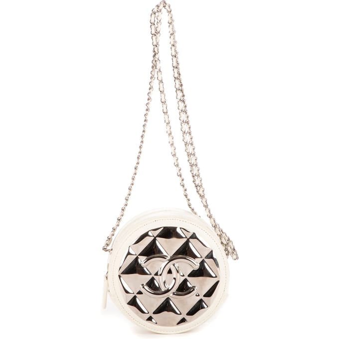 Mirror Round Chain Crossbody Mini Schoudertas