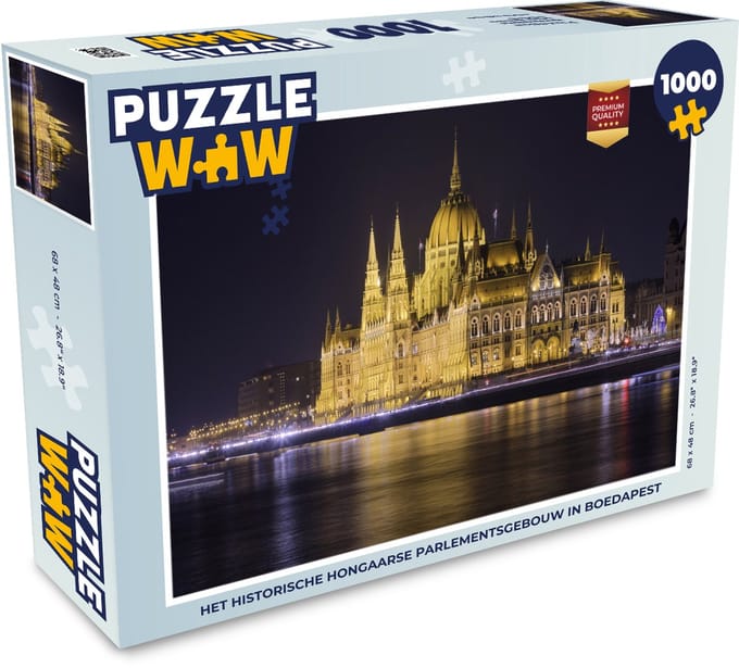 Puzzel Het historische Hongaarse parlementsgebouw in Boedapest - Legpuzzel - Puzzel 1000 stukjes volwassenen