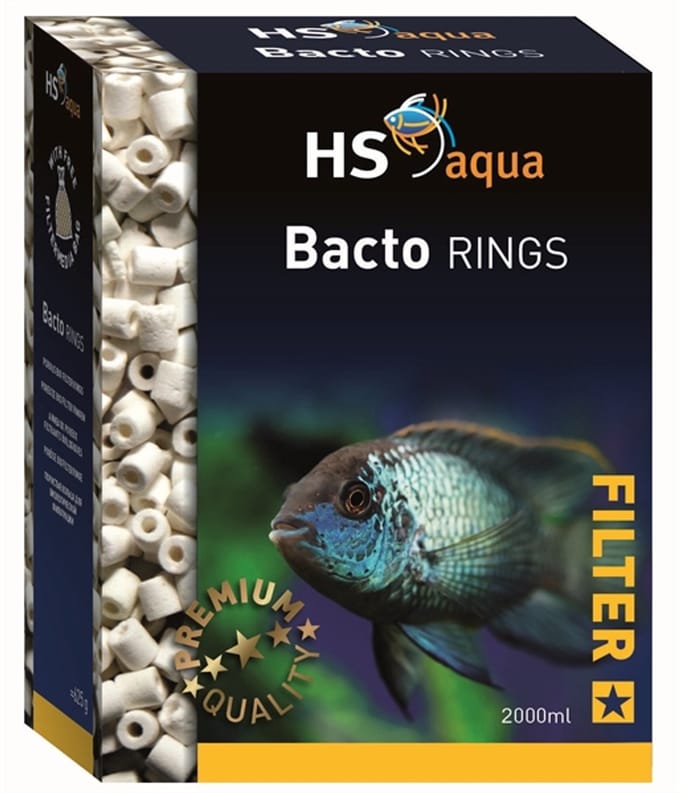 HS Aqua Bacto Rings 2000 ml/1250 gram, biologisch materiaal
