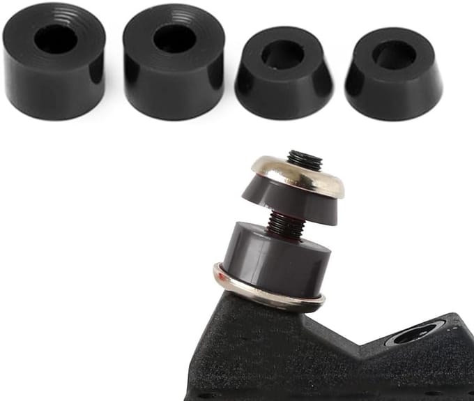 Complete Set Skateboard Bushings 4 Stuks - Universele Vering voor Skateboard en Longboard Trucks