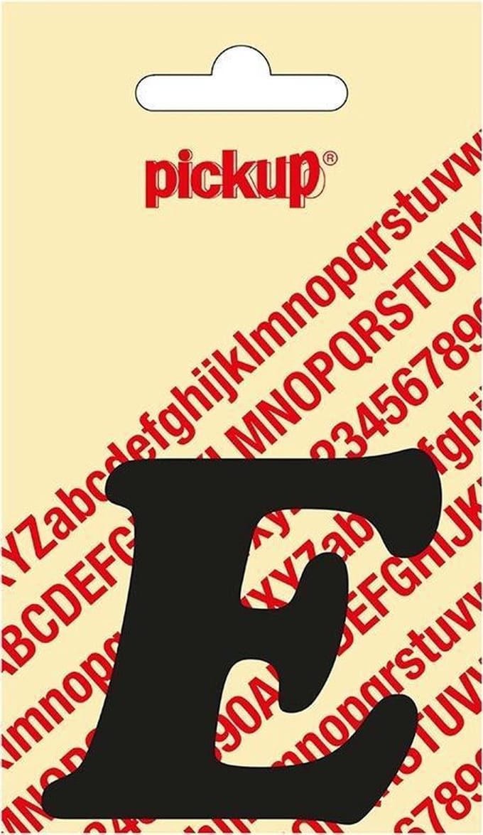 Pickup plakletter CooperBlack 60 mm - zwart E