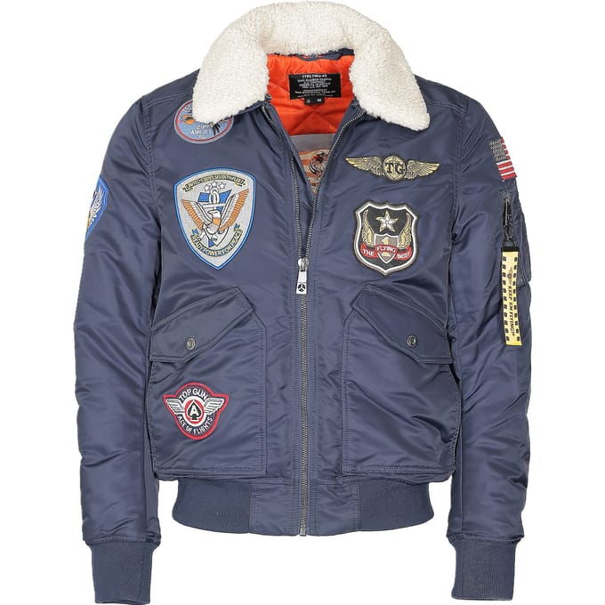 Top Gun bomberjack TG23005 met imitatiebontkraag
