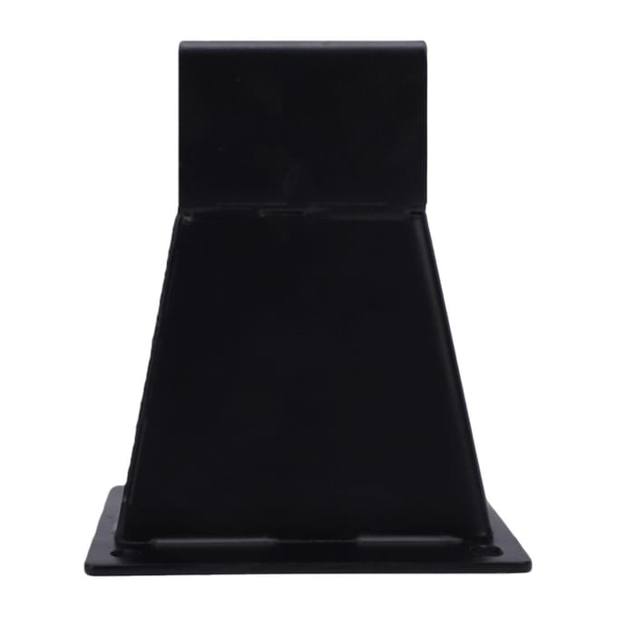 Support Mural pour Auvent Latéral en Acier au Carbone Robuste Support Mural pour Auvent Latéral Installation Facile Noir black