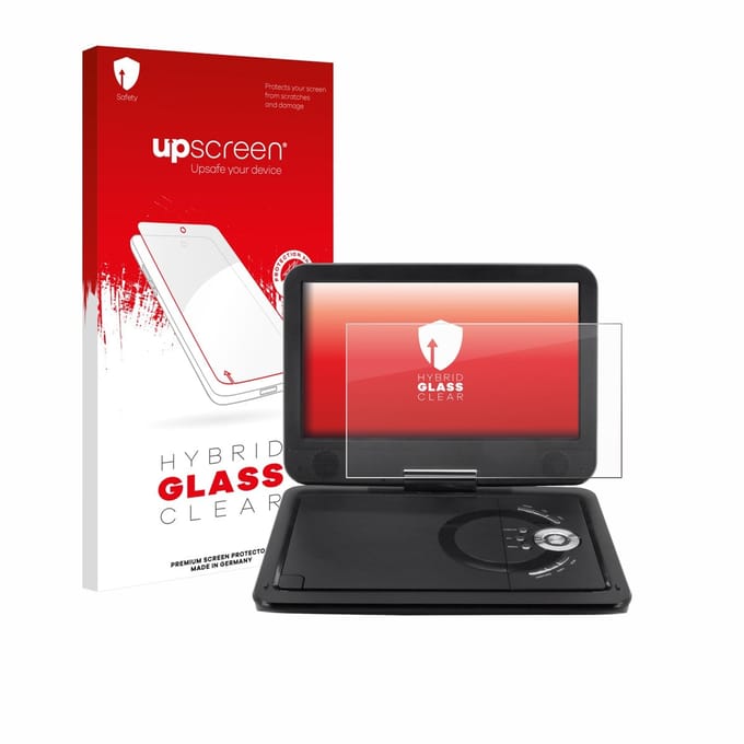upscreen - Screenprotector voor Soundmaster PDB1910SW DVD Player - Folie Beschermfolie Beschermglas transparant