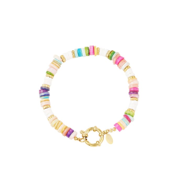 Bijoutheek Armband (sieraad) Discs Multi