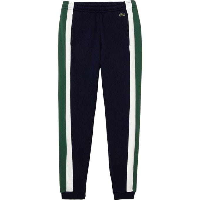 Lacoste Joggingbroek voor heren van fleece met ingezette panelen (Veelkleurig)