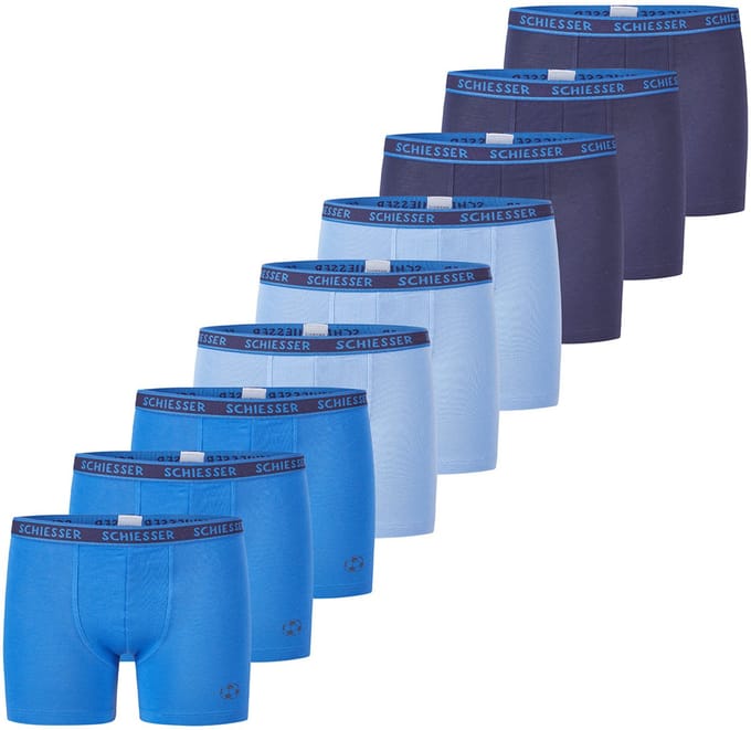 Schiesser Jongens shorts / pants 9 pack Kids Boys 95/5 Cotton