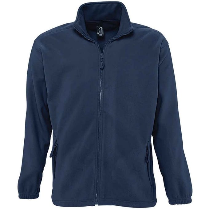 SOLS Volwassen uniseks fleecejack North (Marine)
