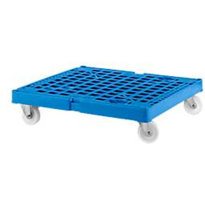 Transportroller - HDPE - L 810 x B 720 mm - draagvermogen 500 kg - lichtblauw