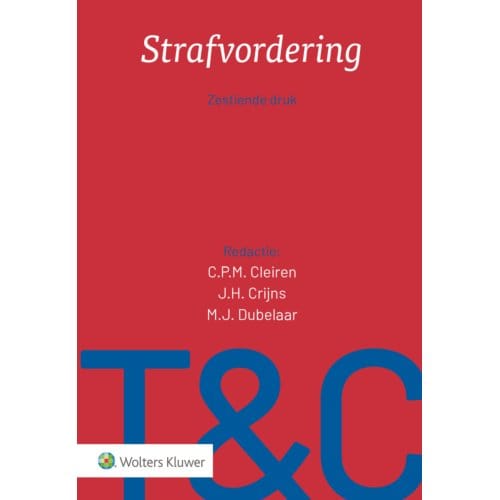 Strafvordering - Tekst & Commentaar