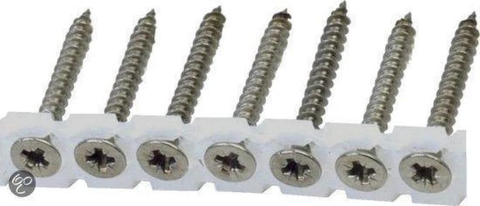 QZ Spaanplaatschroef Op Strip - 4,0 x 30 mm