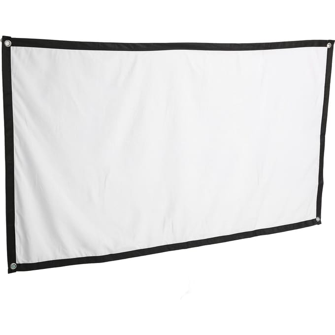 Projectiescherm 60 Inch HD Hoge Dichtheid Projectie Filmscherm met 4 Haken voor Binnen Buiten
