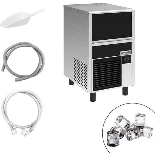 GGM Gastro Eiswürfelbereiter - Zylinder - 26 kg/24 h - inkl. Ablaufpumpe
