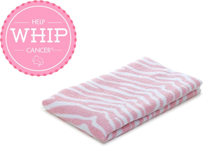 Pampered Chef - microvezel handdoek - roze