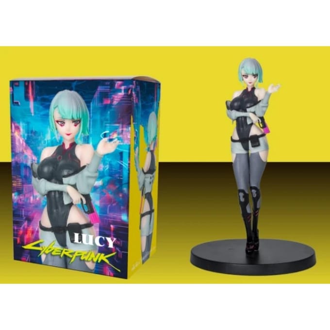Cyberpunk Lucy 18cm Actiefiguur Speelgoed no box blue