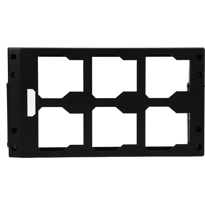 Remplacement de support pliant pour rangement latéral de boîte à outils Milwaukee, Compatible avec les rails, Aucun perçage requis, Gain de place, black
