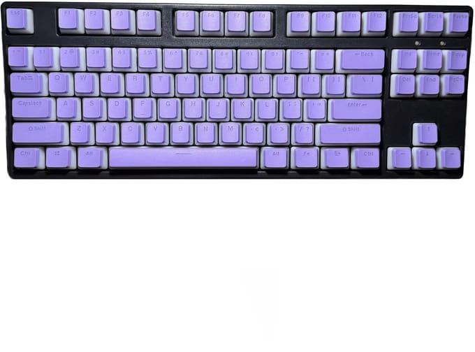 Paars Pudding Keycaps Set - OEM - PBT - Double Shot - 110 Keys