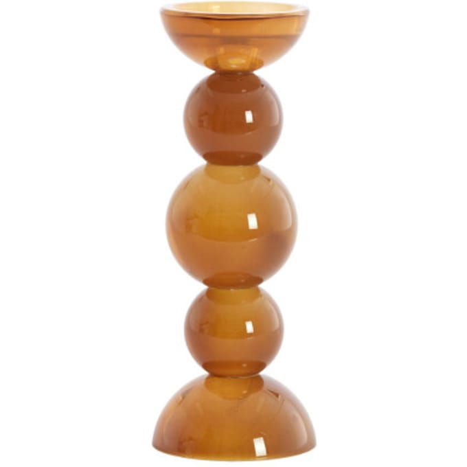 Light & Living - Kaarsenhouder ITINGA - Ø10x26.5 cm - Bruin