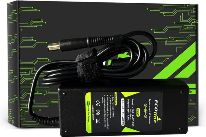 PRO Oplader / AC Adapter geschikt geschikt voor Dell Envy Pavilion DV4 DV5 DV6 Compaq CQ61 CQ62 19V 4.74A.