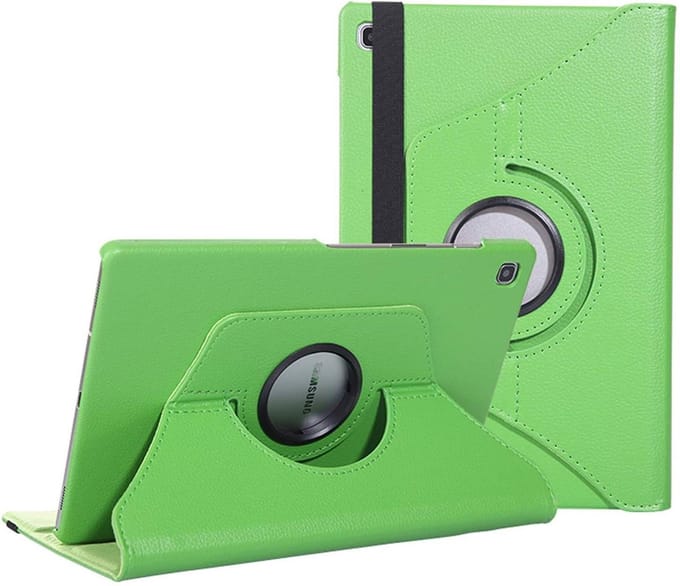 HB Hoes Geschikt voor Samsung Galaxy Tab S6 Lite - Draaibare Tablet Case met Standaard - Groen
