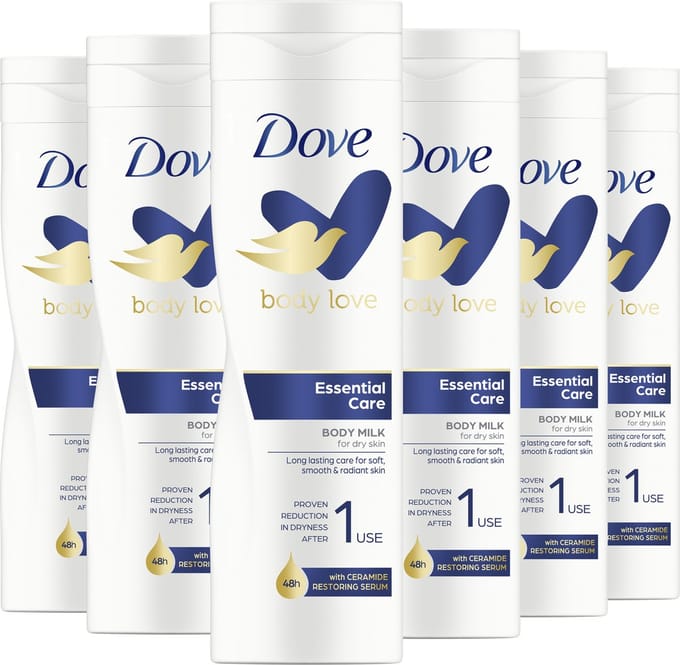 Dove - Body Love Bodylotion - Essential Care - 6 x 250 ml