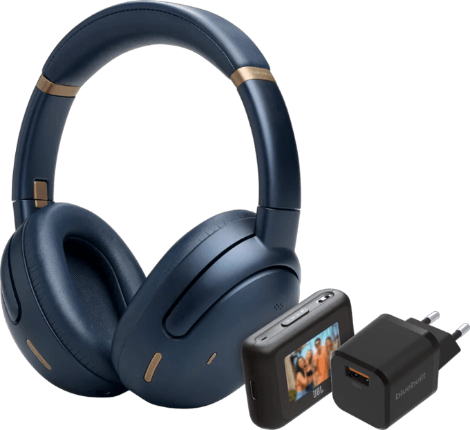 JBL Tour One M3 Smart Blauw TX + BlueBuilt Quick Charge Oplader