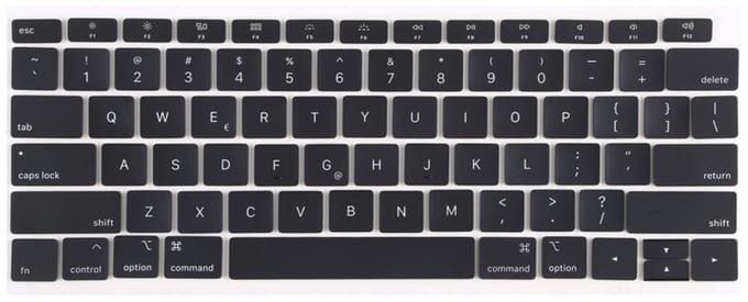 US Version Keycaps for MacBook Air 13.3 inch A1932 EMC3184