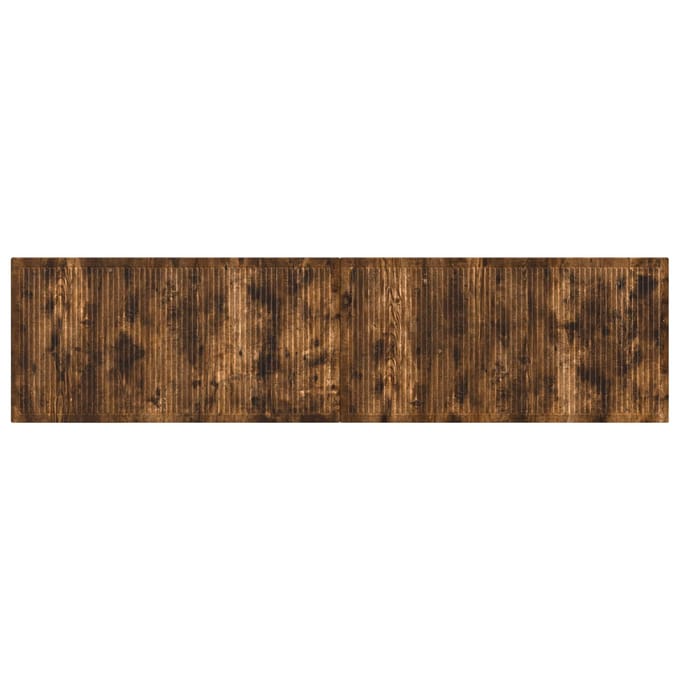 vidaXL - Wandgemonteerd - Hoofdbord - EDE - Gerookt - eiken - Bewerkt - hout