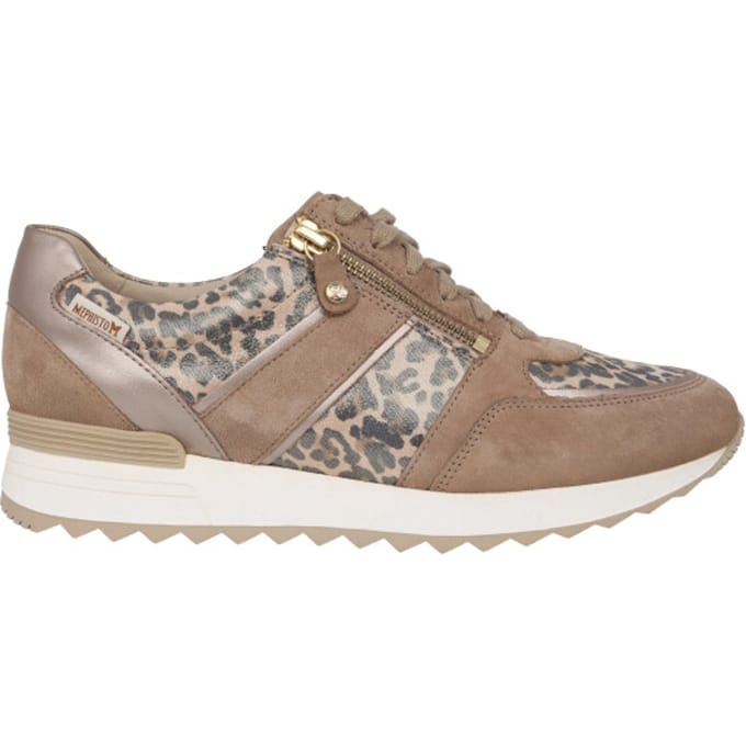 Mephisto Toscana - dames sneaker - Taupe - maat 37.5 (EU) 4.5 (UK)