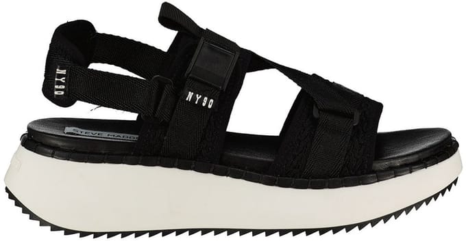 Steve Madden Decorum Hakken Sandalen Zwart EU 38 Vrouw
