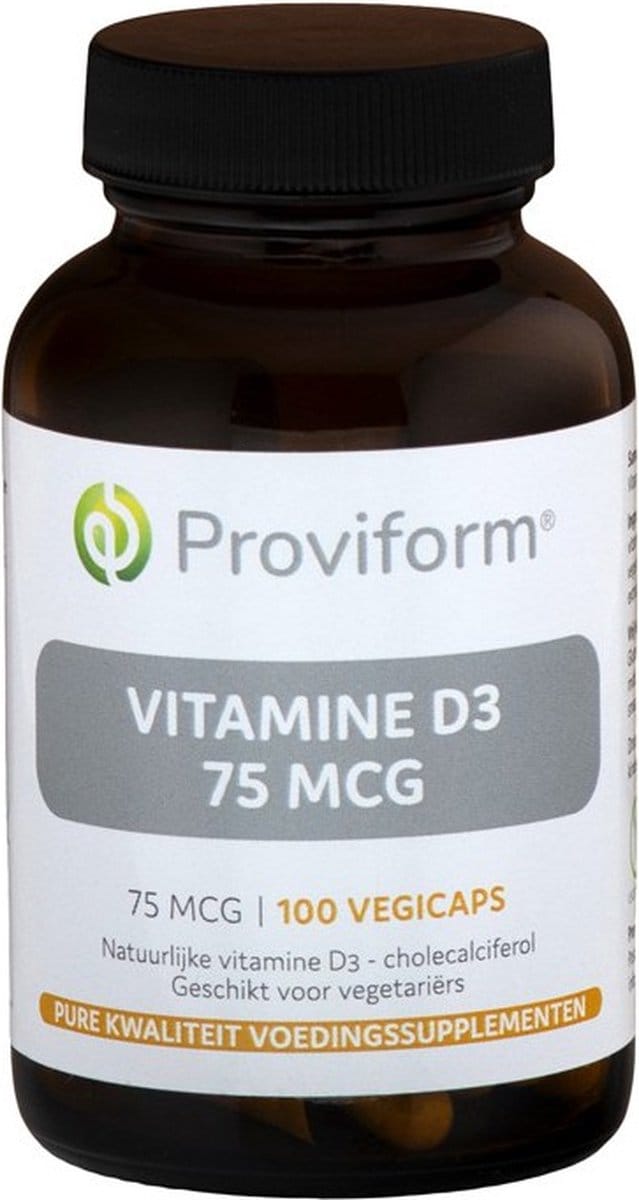 Proviform Vitamine D3 75mcg 100 Vegetarische capsules