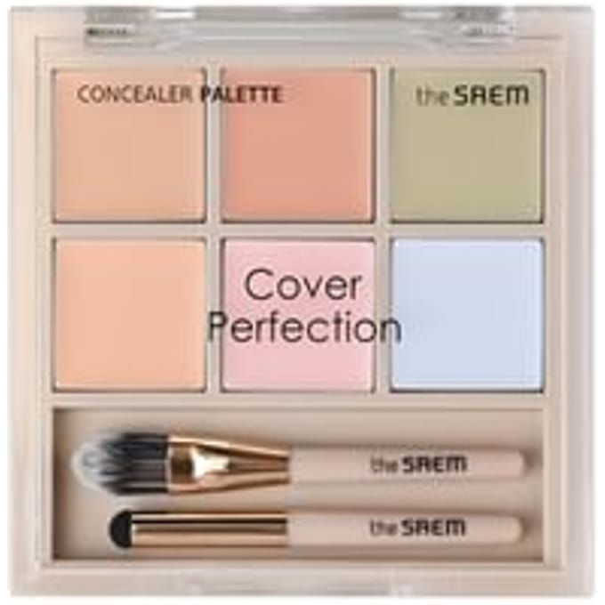 The Saem - Cover Perfection Concealer Palette - 2 Colors #02 Cover & Light