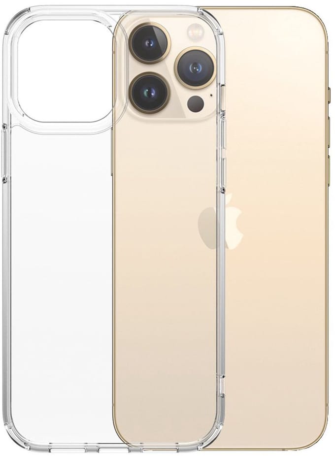 PanzerGlass HardCase Anti-Bacterial geschikt voor Apple iPhone 13 Pro Max - Transparant