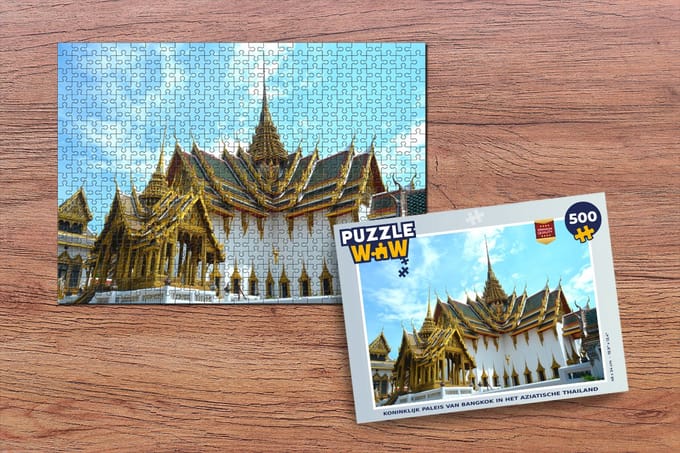 Puzzel Thailand - Paleis - Zon - Legpuzzel - Puzzel 500 stukjes