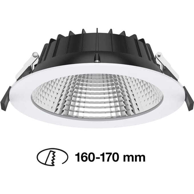 The Light Group SLC Shift LED inbouwspot Ø 19cm CCT, wit