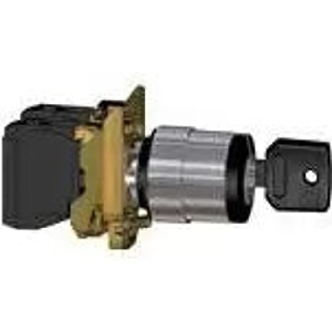Schneider Electric Harmony key Schakelaar complete with 2 fixed positions and key (
