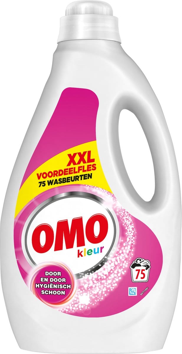 Omo - Vloeibaar Wasmiddel - Kleur XXL - 75 Wasbeurten