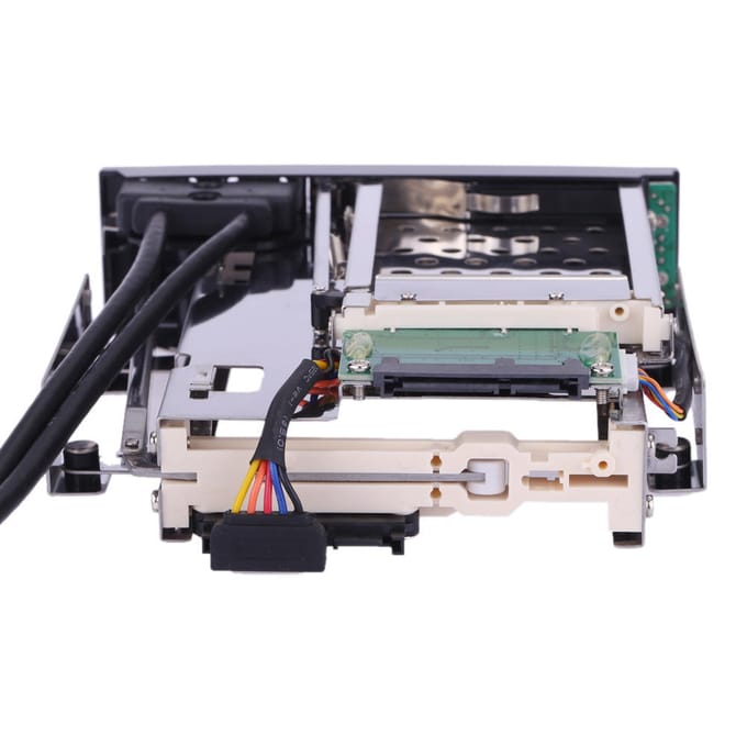 Station d'accueil durable pour disque dur HDD et SSD à double baie 3,5  + 2,5 gray